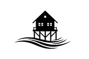 50 Flooded Home Silhouette Bundle, an Illustration by Designs_River (Thumbnail 47 of 51)