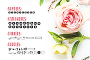 Garden Fancy Font Duo with Extras, a Script Font by The Pretty Letters (Thumbnail 4 of 11)