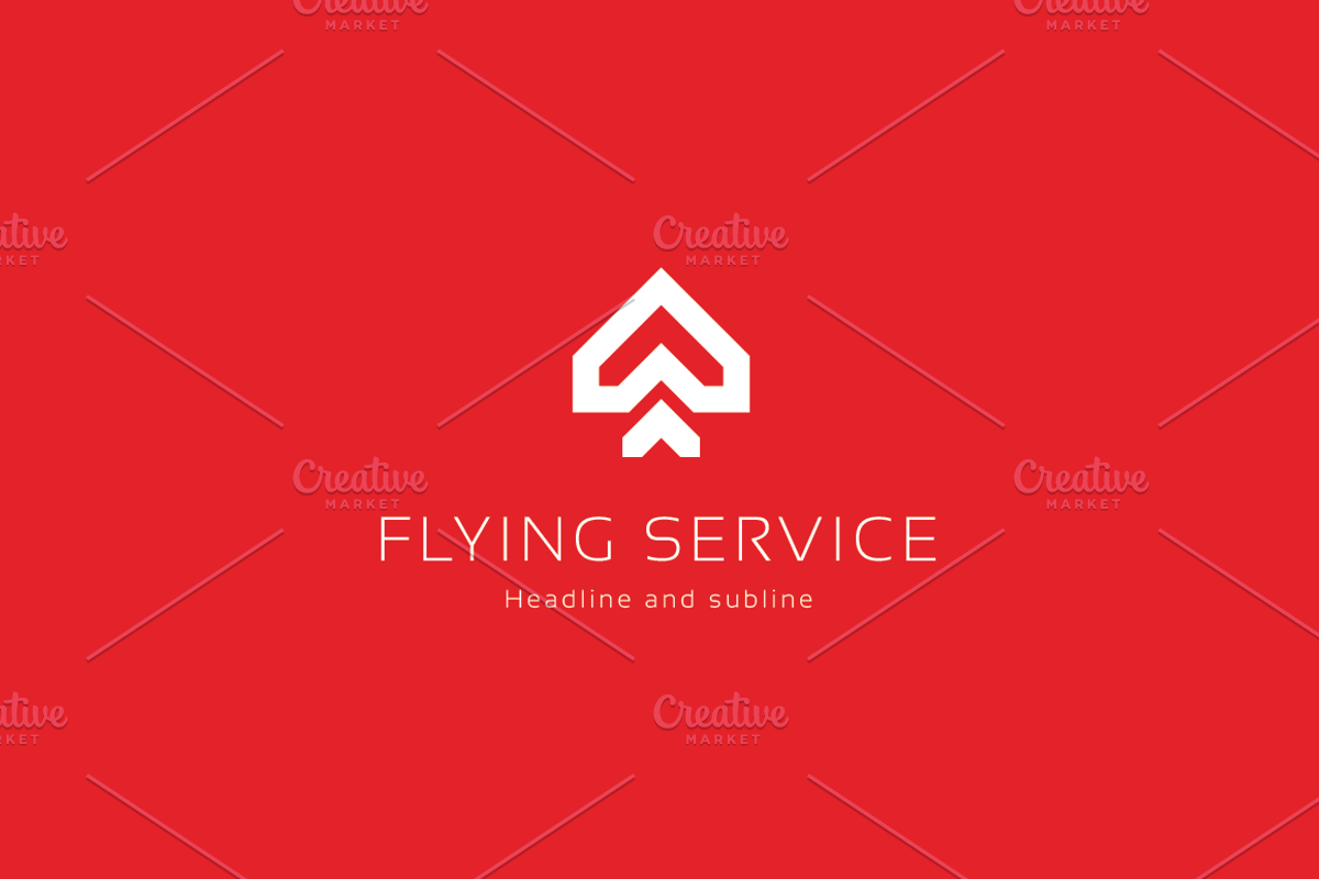 Flying service logo., a Branding & Logo Template by Anton Akhmatov