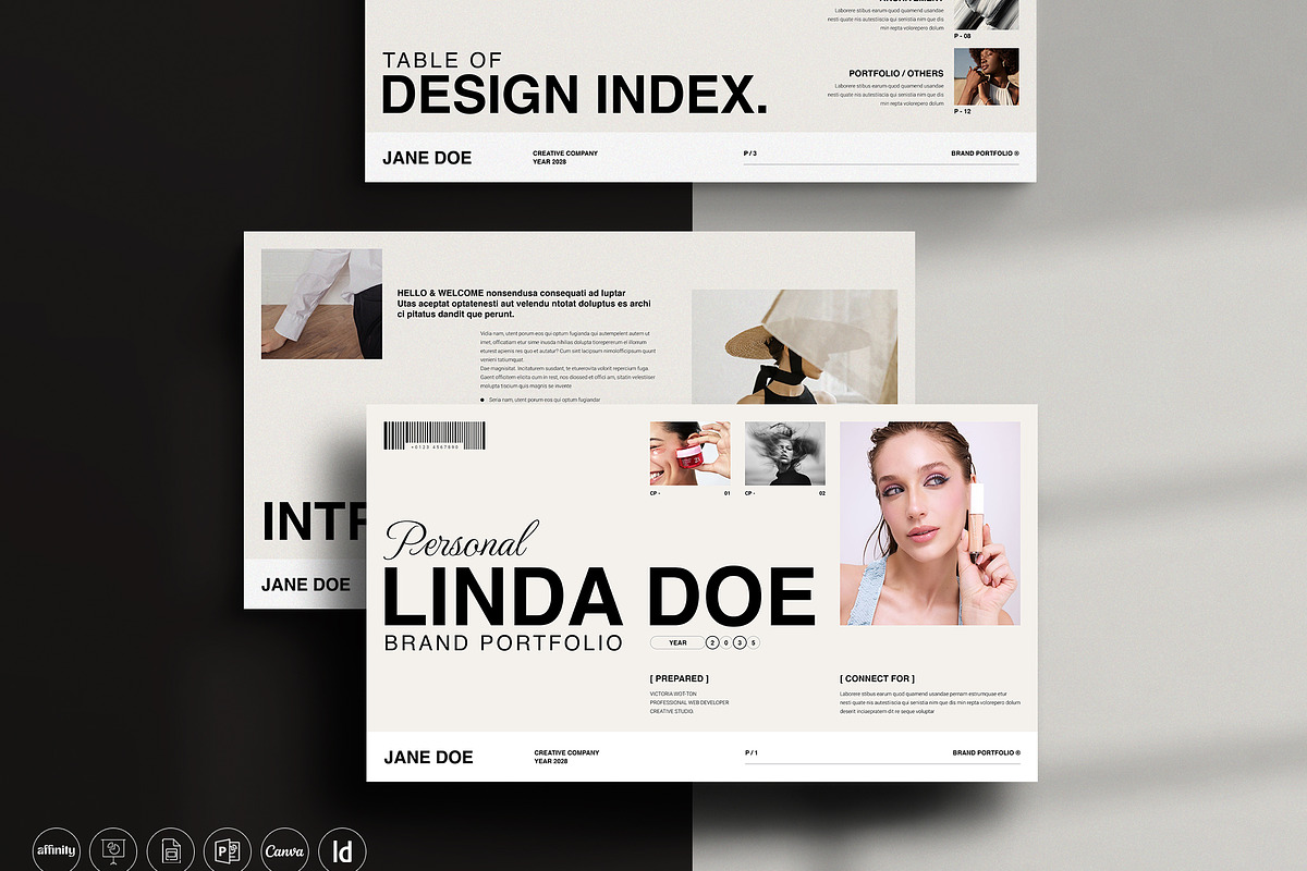 Brand Portfolio Presentation, a Presentation Template by NorthPeak (Photo 1 of 11)