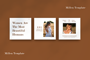 MILLEN Instagram Template, a Social Media Template by Inkofert (Thumbnail 5 of 10)