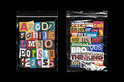 Ransom Note Letters Collection, an Object Graphic by pixelbuddha.net (Thumbnail 7 of 14)