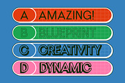 Heily 3D, a Sans Serif Font by Craft Supply Co. (Thumbnail 2 of 8)