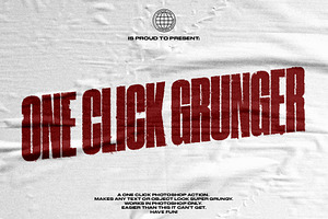 One Click Grunger – Photoshop Action