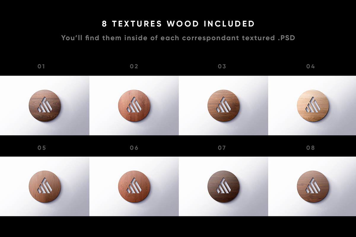 8 Front 3D Logo Mockups, an Apparel Mockup by Asylab (Photo 8 of 27)