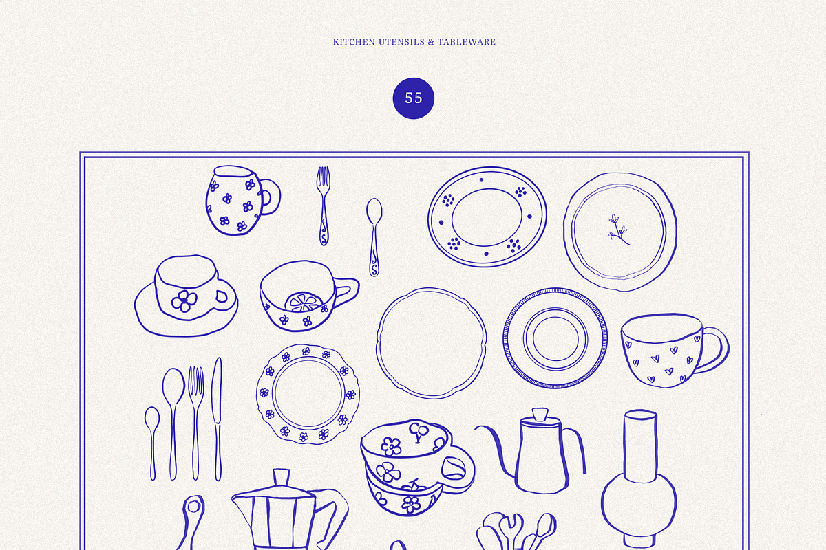Romantic & monochrome collection, an Illustration by nathalieclaire (Photo 6 of 14)