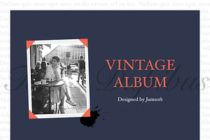 Vintage Album Keynote Template