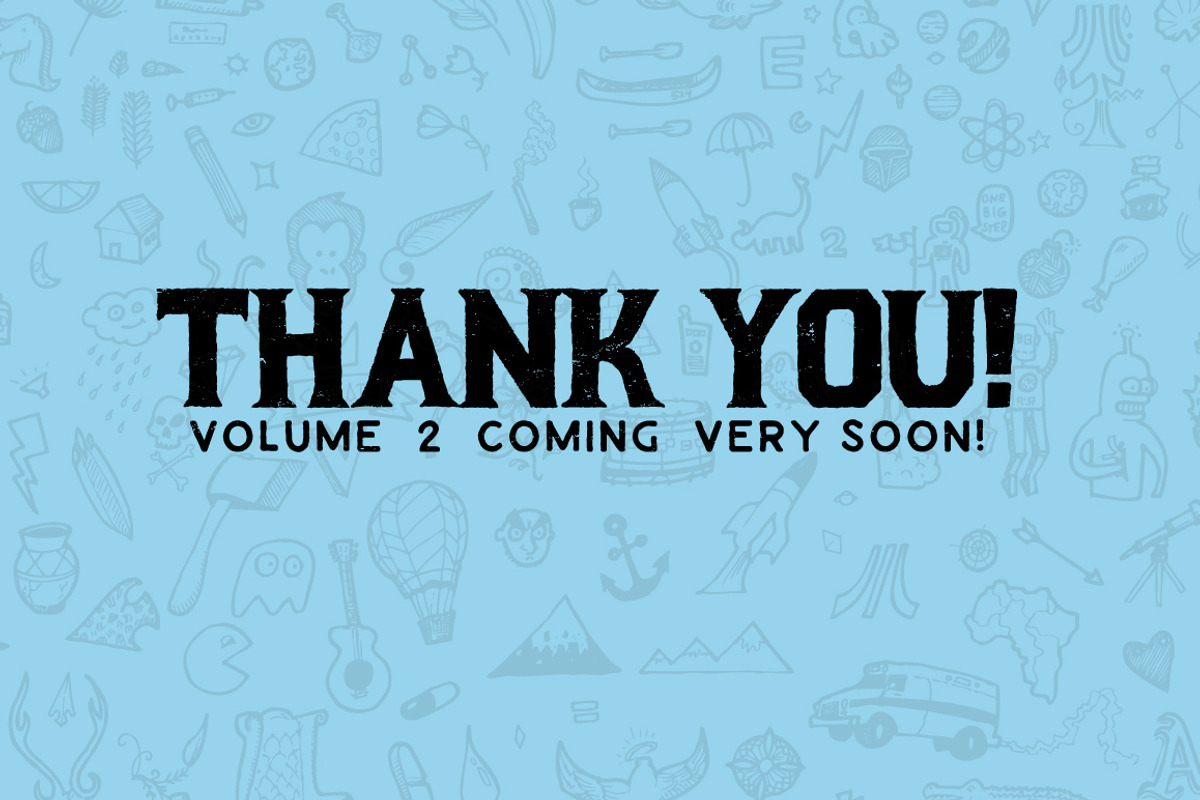 Doodle Pack Volume 1, an Illustration by Outback Design Co. (Photo 7 of 7)