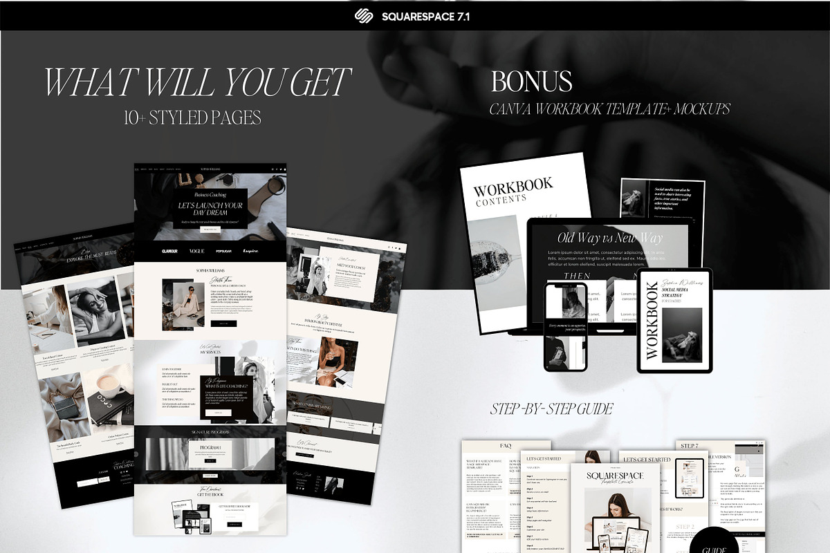 Squarespace Template Coach, a Squarespace Template by Presentibox (Photo 12 of 14)
