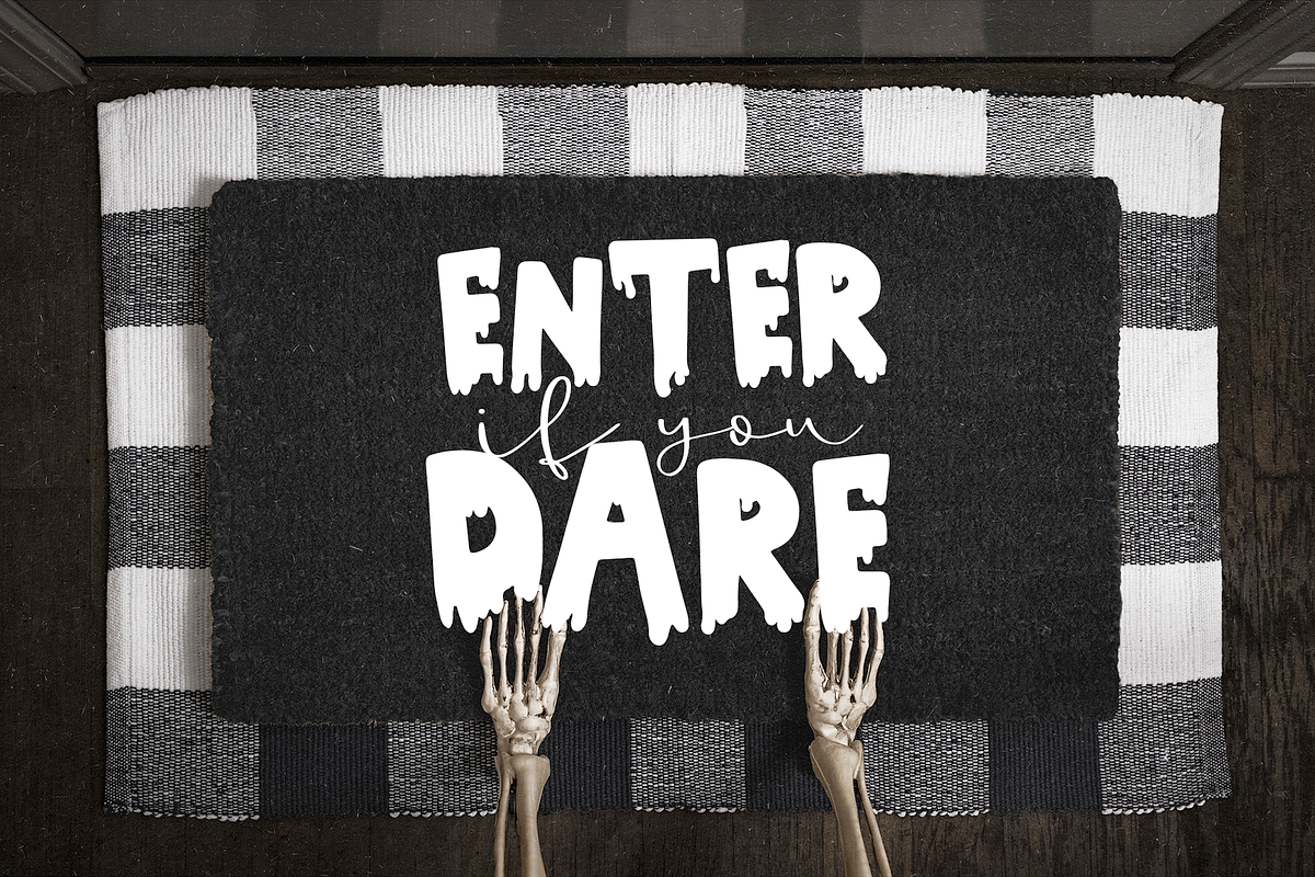 Yikes | Dripping Halloween Font, a Font by KA Designs (Photo 3 of 11)