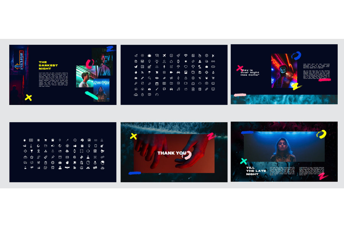 Blurry Night - Gradient Powerpoint, a Presentation Template by Putra Khan (Photo 8 of 12)