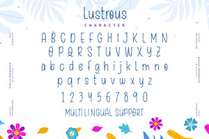 Lustrous - Display Font