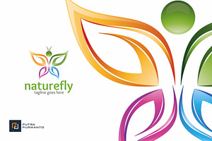 Nature / Butterfly - Logo Template