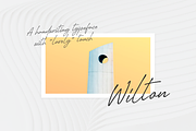 Wilton - Handwriting Font, a Handwritten Font by Aantebas (Thumbnail 1 of 5)