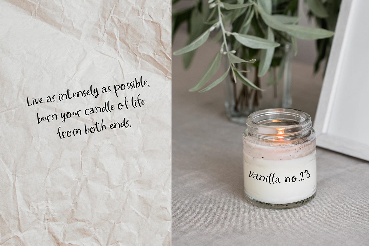 Jumping Margot, a Handwritten Font by Sofia Skoog (Photo 6 of 9)