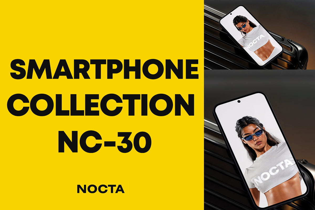 Smartphone Mockup Collection NC-30, a Mockup by NOCTA SUPPLY (Photo 1 of 4)