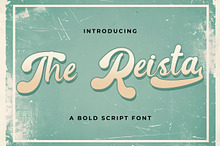 Reista – Bold Retro Script Font