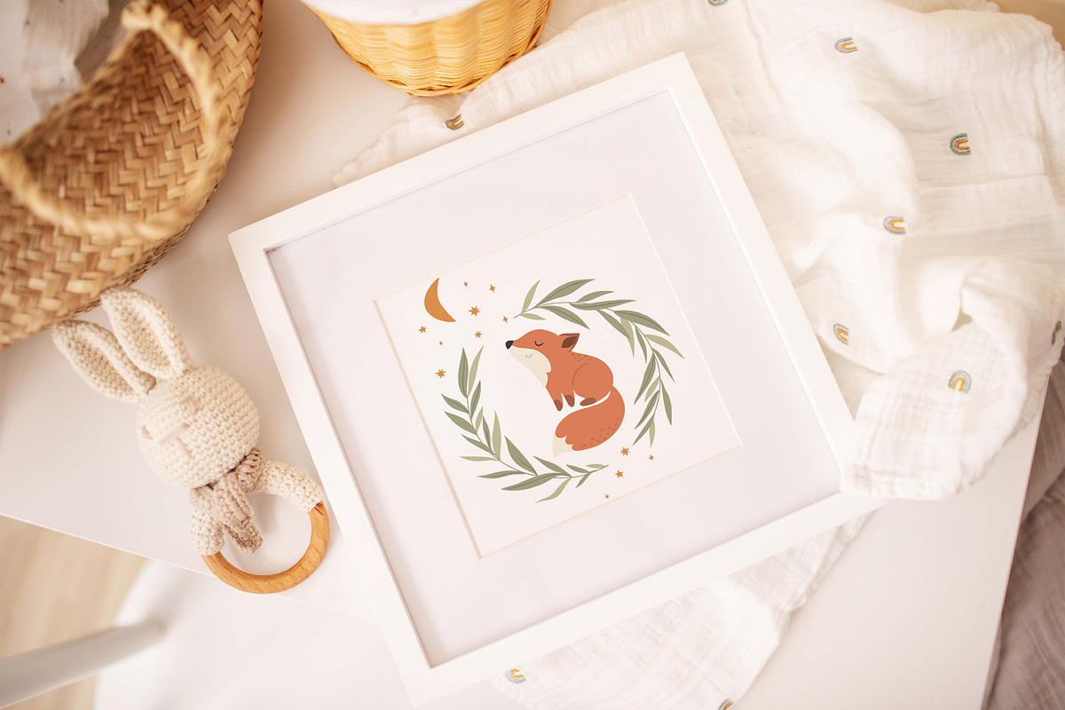 Autumn Baby Animals illustrations, an Animal Illustration by OxanaTally (Photo 9 of 17)