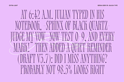 Bersa Serif | Narrow Serif, a Serif Font by Jolicia Type (Thumbnail 11 of 16)