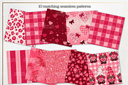 Rustic valentine clipart & patterns, a Pattern Graphic by Gaynor Carradice Designs (Thumbnail 3 of 3)