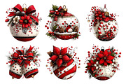 Christmas Whimsical Ornament Clipart, a Seasonal Illustration by Creative Art (Thumbnail 4 of 7)