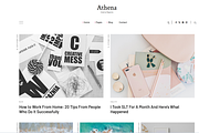 Athena- Minimal Blog NextJS Template, a React Template by AliThemes (Thumbnail 3 of 4)