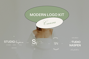 Naspen | 4 Creamy CANVA Logos