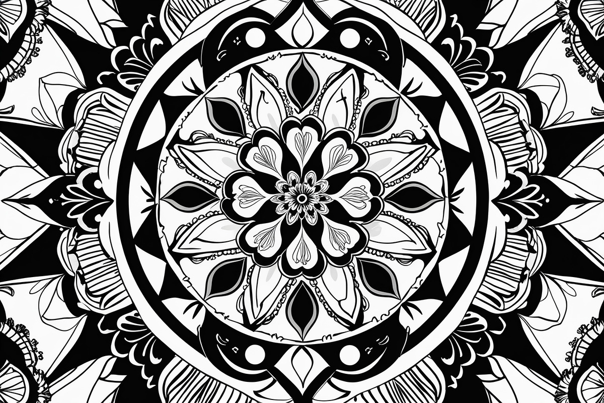 Floral Mandala Vector Bundle, an Illustration by jahid234 (Photo 2 of 7)
