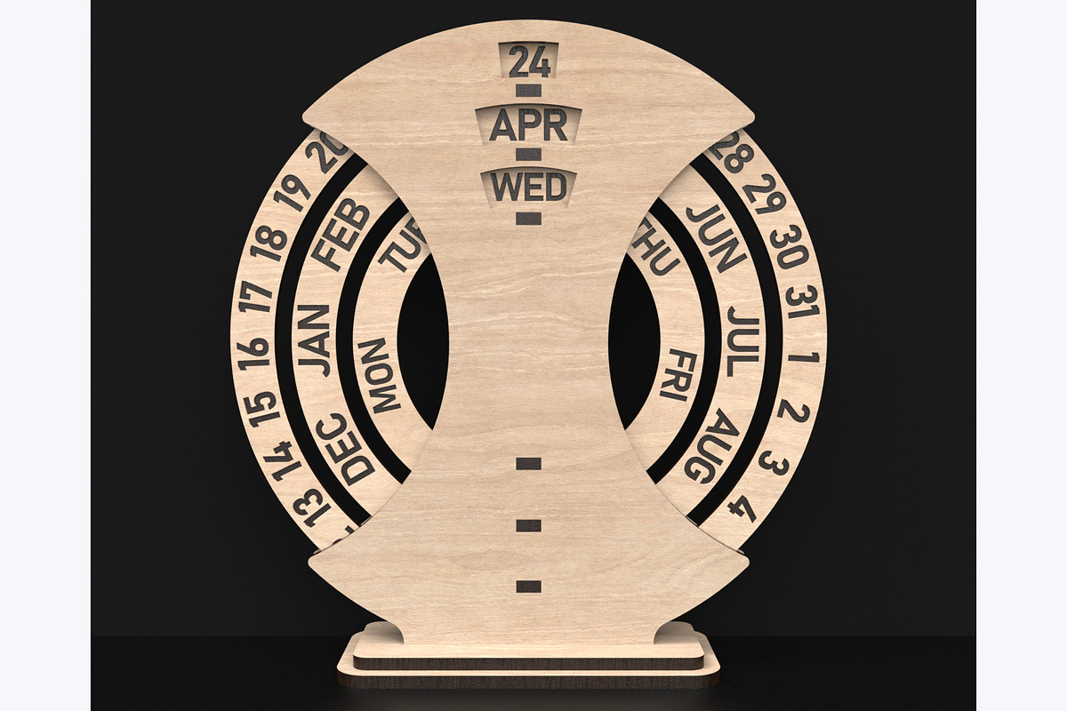 Free Standing Perpetual Calendar, an Object Graphic by ThemeXDigital (Photo 1 of 6)