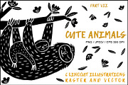 Cute animals pt 7, an Animal Illustration by Mii Lab (Thumbnail 1 of 8)