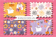 Groovy Ghost set, a Pattern Graphic by Poppymoondesign (Thumbnail 4 of 7)