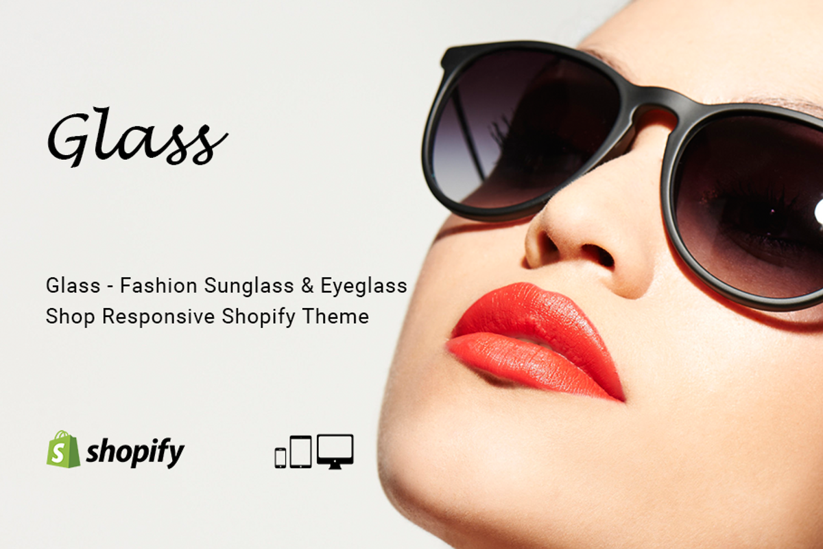 Glass Sunglass Fashion Shopify Theme, a Shopify Template by ThemeTidy Shopify Agency (Photo 1 of 2)