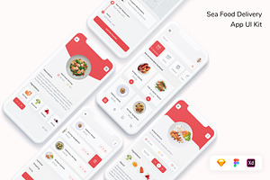 Sea Food Delivery App UI Kit