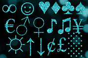 Blue Glitter Alphabet Clipart PNGs, an Object Graphic by Paper Element (Thumbnail 4 of 5)