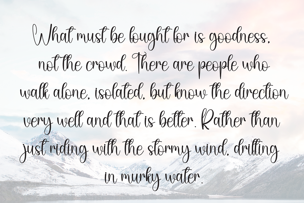 Mothers | Script Font, a Handwritten Font by Scratchones (Photo 6 of 9)