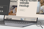 Laptop Screen Website Mockups, a Mac Mockup by graphiccrew (Thumbnail 10 of 10)