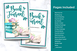 Book Journal - Printable