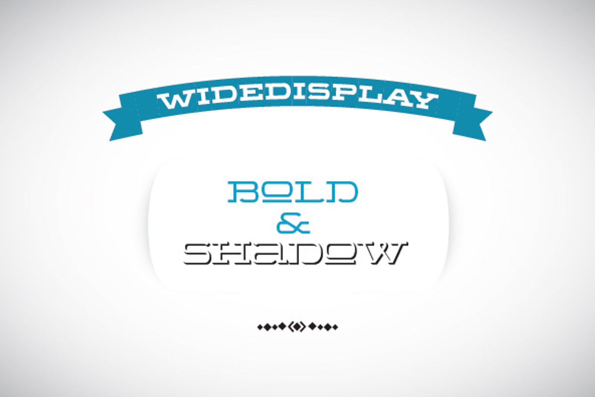 WideDisplay Bold&Shadow