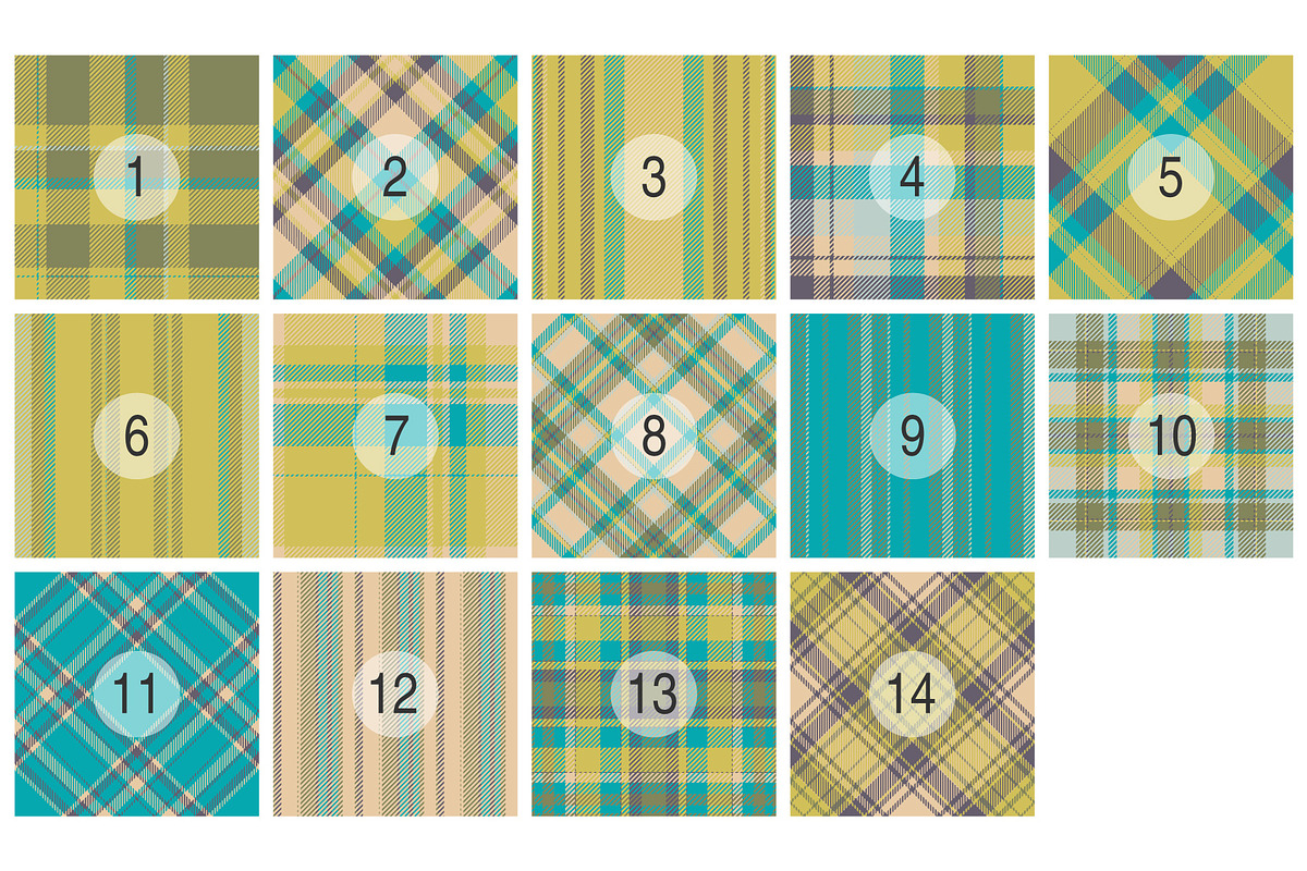 #118 Summer Patterns for Vacation, a Pattern Graphic by Plaid4You (Photo 2 of 10)