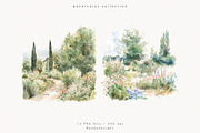 Monet's Garden, a Decorative Illustration by PeDe Designs (Thumbnail 5 of 13)