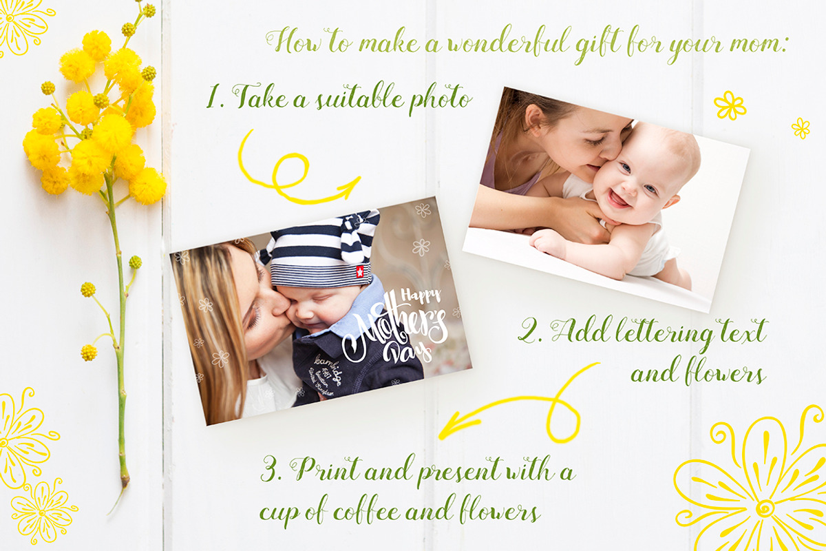 Mother's day lettering overlays, an Object Graphic by catary art (Photo 3 of 5)