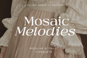 Mosaic Melodies - Stylish Serif