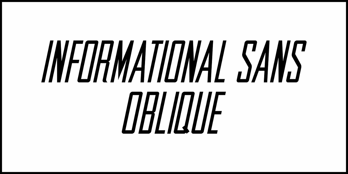 Informational Sans JNL, a Sans Serif Font by Jeff Levine Fonts (Photo 4 of 5)