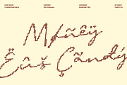 CS Bonjour Disco, a Script Font by Craft Supply Co. (Thumbnail 7 of 8)
