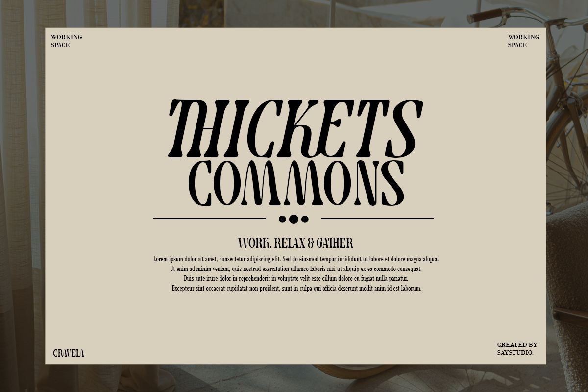Cravela - Modern Serif, a Serif Font by Say Studio (Photo 5 of 14)