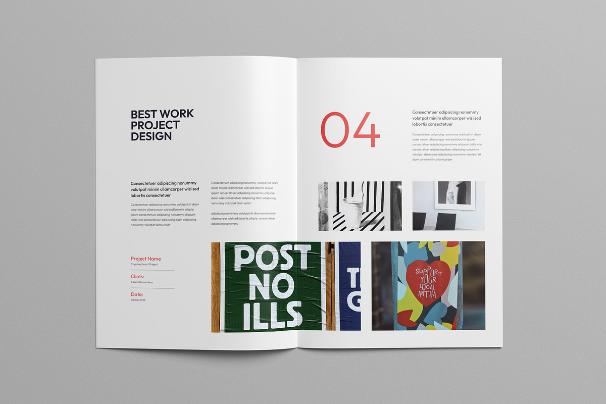 Works / Portfolio Template, a Brochure Template by Pixelpick (Photo 5 of 8)