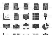 Data Sharing Glyph Icons, an Icon by IconBunny (Thumbnail 2 of 2)