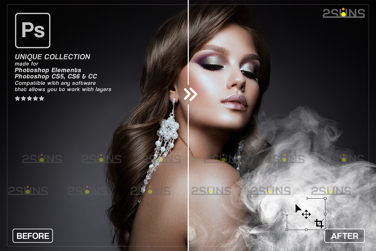 White smoke photo overlay, Fog, an Object Graphic by 2SUNS (Photo 4 of 9)