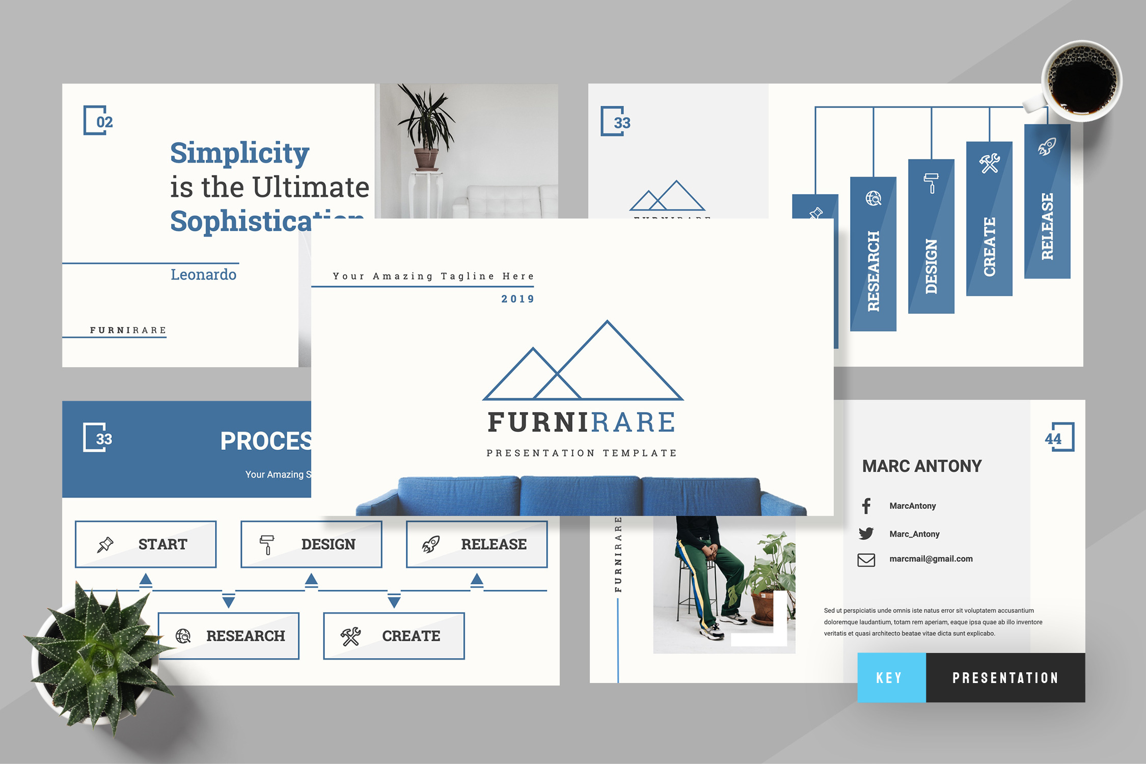 Futurare - Keynote Presentation, a Presentation Template by TMint Creative
