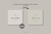 CLAIRE Logo Kit, a Branding & Logo Template by Studio Suvelle (Thumbnail 17 of 18)